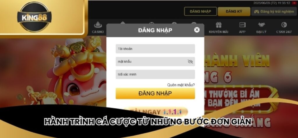 Đăng Nhập King88 2 Chọn phương thức đăng nhập King88 phù hợp với bạn